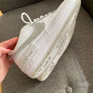 Nike Air Force 1 White Low-Top Sneakers -Unisex size